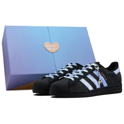Унисекс кроссовки Adidas Originals Superstar, черно-синие
