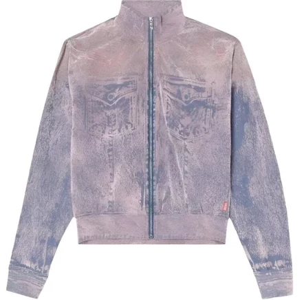 Женский свитшот Diesel F Slitly, сине-фиолетовый
