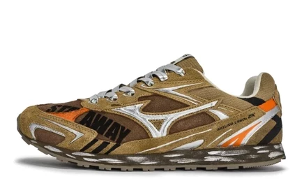 Mizuno LG 60S Walking Planet, Maintain Distance Low top German Army Trainers Unisex Black Silver Orange Brown black silver orange brown