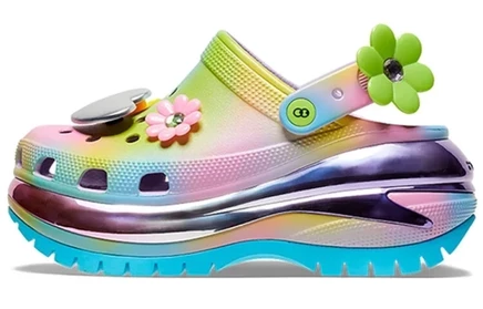 Женские сабо Crocs Mega Crush Clog Lazy Oaf