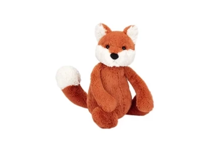 Детская мягкая игрушка Jellycat Лиса BAS3FXC