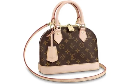 Женская сумка Louis Vuitton Alma BB, бежевая
