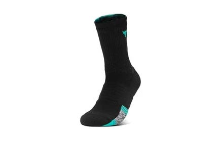 Носки унисекс Under Armour Johnson Mid-Calf, черные