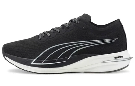 Мужские беговые кроссовки Puma Deviate Nitro, черно-белые