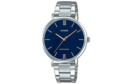 Женские часы Casio LTP-VT01D-2B, синие