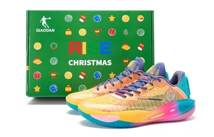 QIAODAN Thorn RISE Cushioning Abrasion Resistant Cushioning, Wear Resistant Low top Basketball Shoes Men's Yellow Blue primulin dusty blue