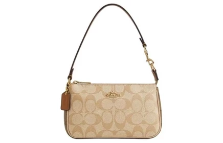 Женская сумка Coach Nolita из ПВХ и кожи, темно-хаки