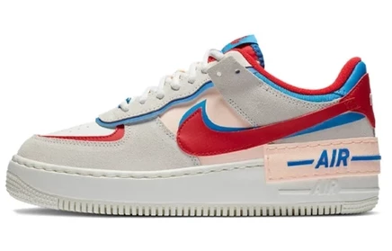 Женские кроссовки Nike Air Force 1 Shadow, кремово-красные