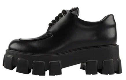 Женские кожаные туфли Prada