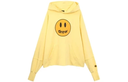 Мужское худи Drew House Deconstructed Mascot, желтое