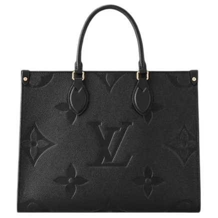 Женская сумка Louis Vuitton Onthego Empreinte, черная