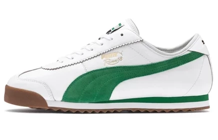 Мужские кроссовки Puma Roma 68 OG, белые и зеленые