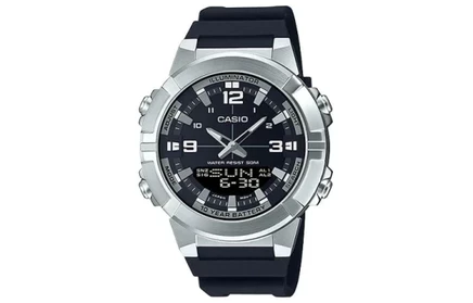 Мужские часы Casio Youth AMW-870-1A, черный циферблат