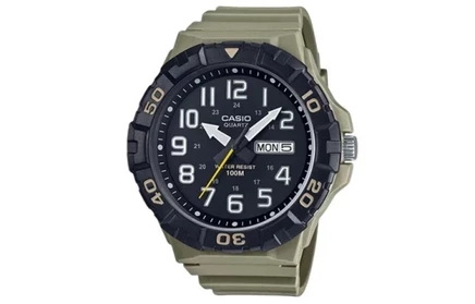 Мужские часы Casio MRW-210H-5AVDF, черный циферблат
