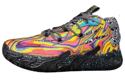 Мужские кроссовки Puma MB.03, черно-красно-желтые