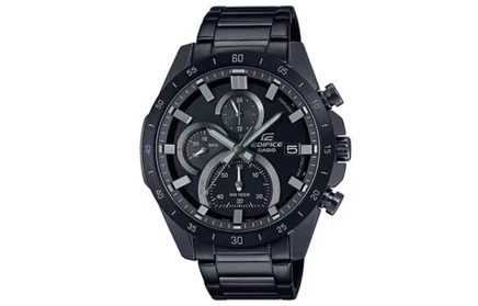 Мужские часы Casio EFR-571MDC-1AV, черный циферблат