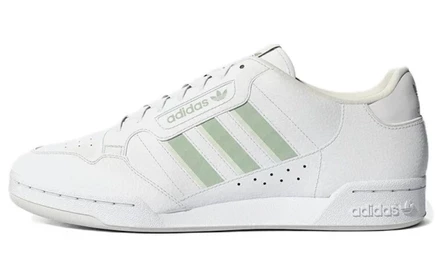 Мужские кеды adidas Continental 80, бело-зеленые