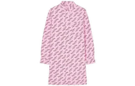 Женское платье-рубашка Kenzo By Verdy, розовое