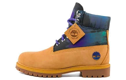 Мужские ботинки Timberland Premium 6″, сине-желтые