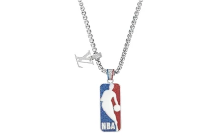 Подвеска Louis Vuitton x NBA Strass, серебристая