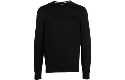 Мужской свитер Hugo Boss Botto из шерсти, черный