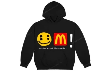 Мужское худи CPFM x McDonald's Icons, черное