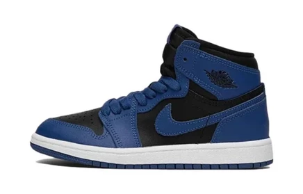 Детские кроссовки Jordan 1 Retro High OG PS, тёмно-синие
