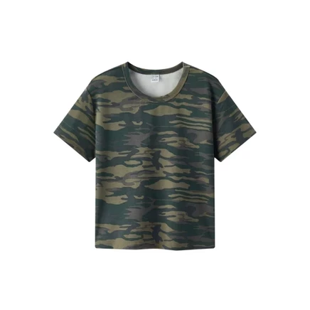 Женская футболка SEMIR с круглым вырезом, зеленая