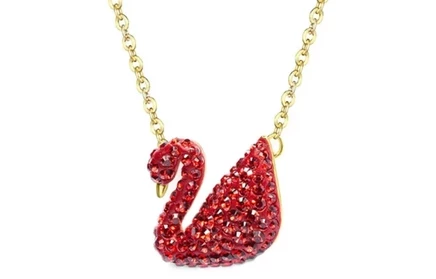 Женское колье Swarovski «Лебедь»