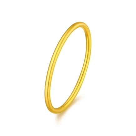 Женское тонкое золотое кольцо LUKFOOK JEWELLERY