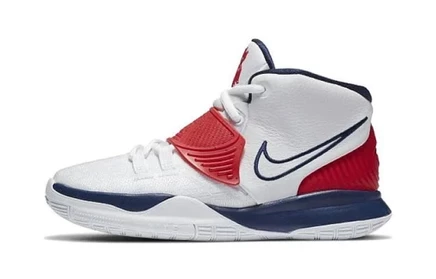 Детские кроссовки Nike Kyrie 6 USA, белые