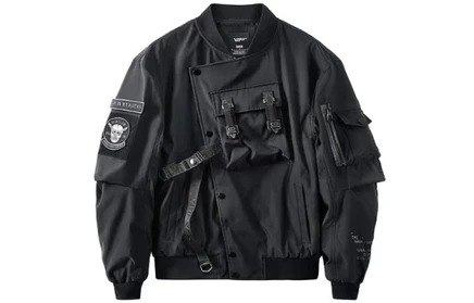 Мужская куртка-бомбер VIP Flight Jacket, чёрная