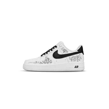 Унисекс кроссовки Nike Air Force 1 Low, черно-белые