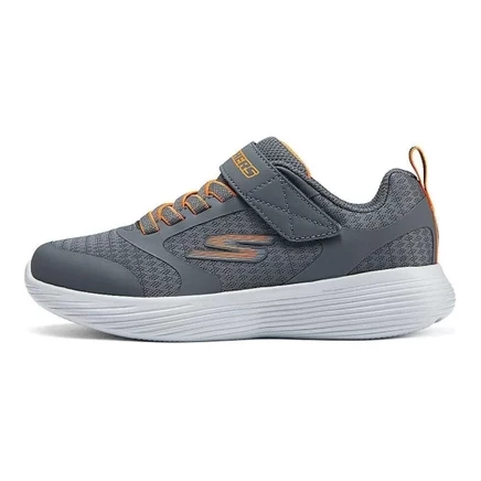 Детские легкие кроссовки Skechers, серо-оранжевые
