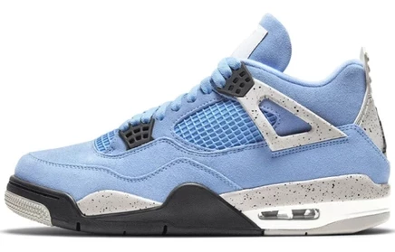 Баскетбольные кроссовки Jordan Air Jordan 4 Retro, голубые