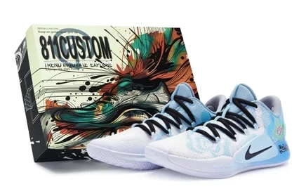 Мужские баскетбольные кроссовки Nike Hyperdunk X, сине-белые