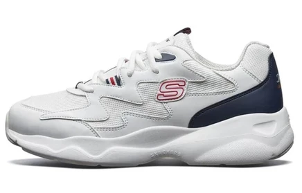 Мужские кроссовки Skechers D'Lites Airy, бело-черно-красные