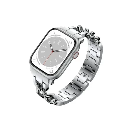 Ремешок Biaodaige для Apple Watch, стальной, серебристый