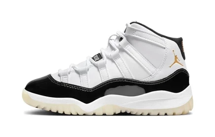Кроссовки для девочек Jordan 11 Retro, бело-черные