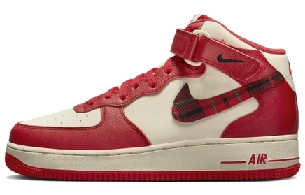 Мужские кроссовки Nike Air Force 1 Mid 07, красные