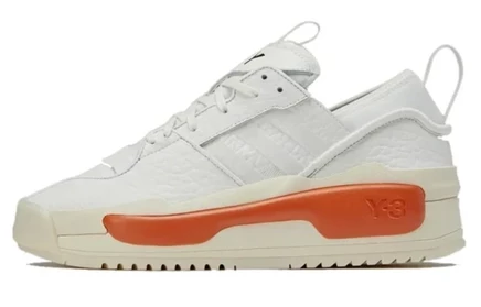 Мужские кроссовки Y-3 Hokori 2, бело-оранжевые