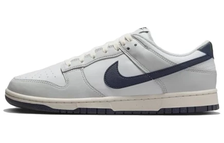 Мужские кроссовки Nike Dunk Low Next Nature, бело-синие