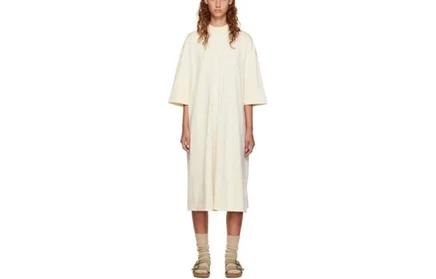 Женское платье Fear Of God Essentials FW22 миди, белое