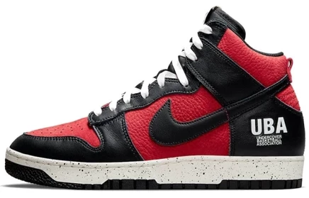 Мужские кеды Nike Dunk High 1985, черно-красные