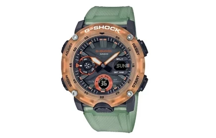Часы Casio G-Shock GA-2000HC-3A, черный циферблат