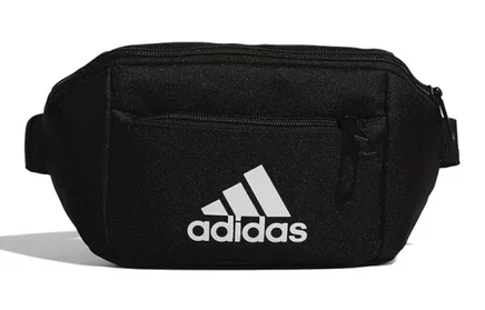 Сумка на пояс Adidas, унисекс, черная