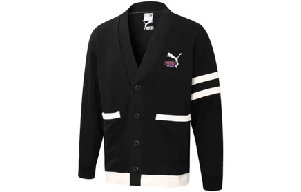 Унисекс вязаное худи Puma, черное