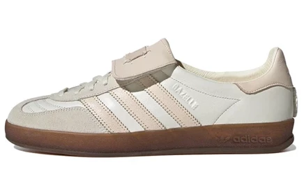 Мужские кроссовки Adidas Gazelle Indoor, бело-бежевые