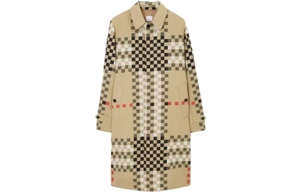 Мужское пальто Burberry SS23, весеннее, бежевое