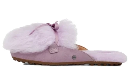 Женские тапочки UGG Shaine, розово-фиолетовые